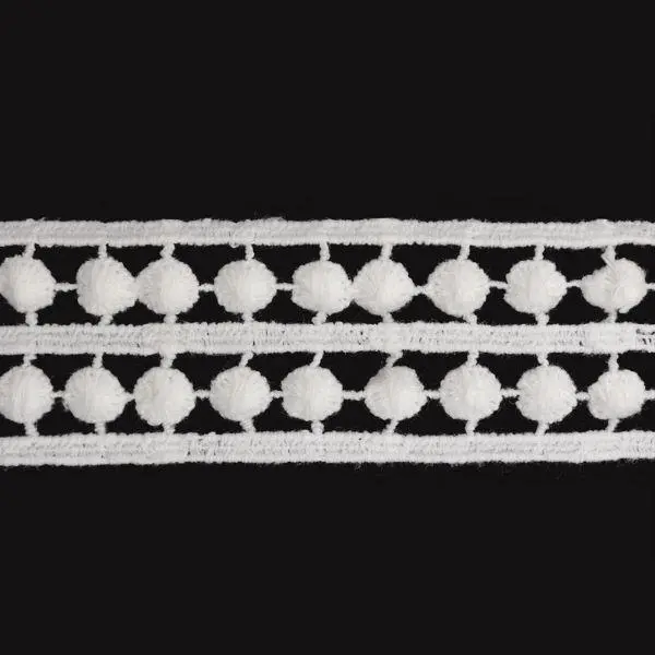 Ivory Guipure Lace Trim – 30 Mm Width (Sullivans) 1