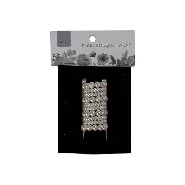 Ivory Pearlized Bouquet Wrapping Paper – Elegant Floral Wrap 1