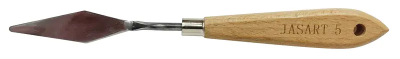 Jasart No. 5 Painting Knife – Flexible Stainless Steel Blade 1