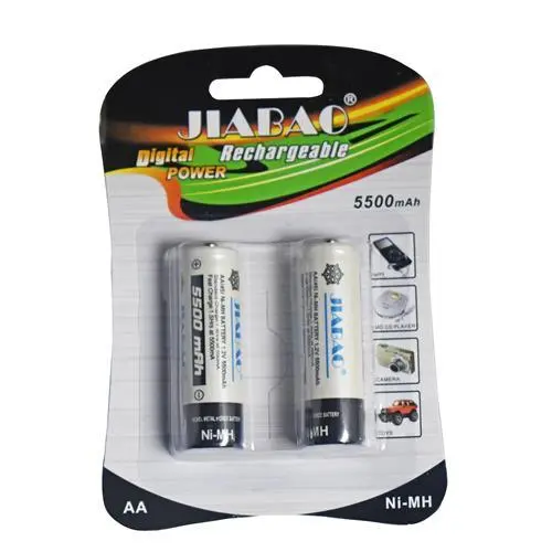 Jiabao Aa Ni-Mh Rechargeable Batteries – 5500Mah High-Capacity Twin Pack 1
