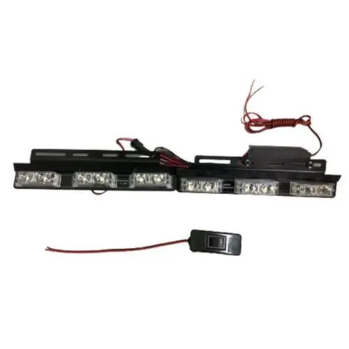 Km3 Electro Gadgets Grill-Mount Flashing Led Module – 12–24V Dual-Module White Strobe 1