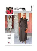 Knowme Me2103: Structured Misses' Jacket-Coat Hybrid Pattern 1