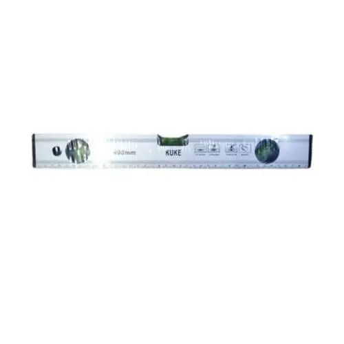 Kuke 400Mm Compact Silver Spirit Level – Durable Aluminum Construction 1