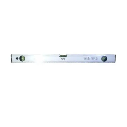 Kuke 600Mm Silver Spirit Level – Precision Bubble Level With V-Groove Base 1