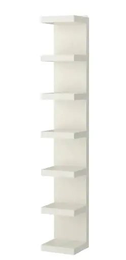 Lack White Wall-Mounted Shelf Unit – 30X190 Cm 1