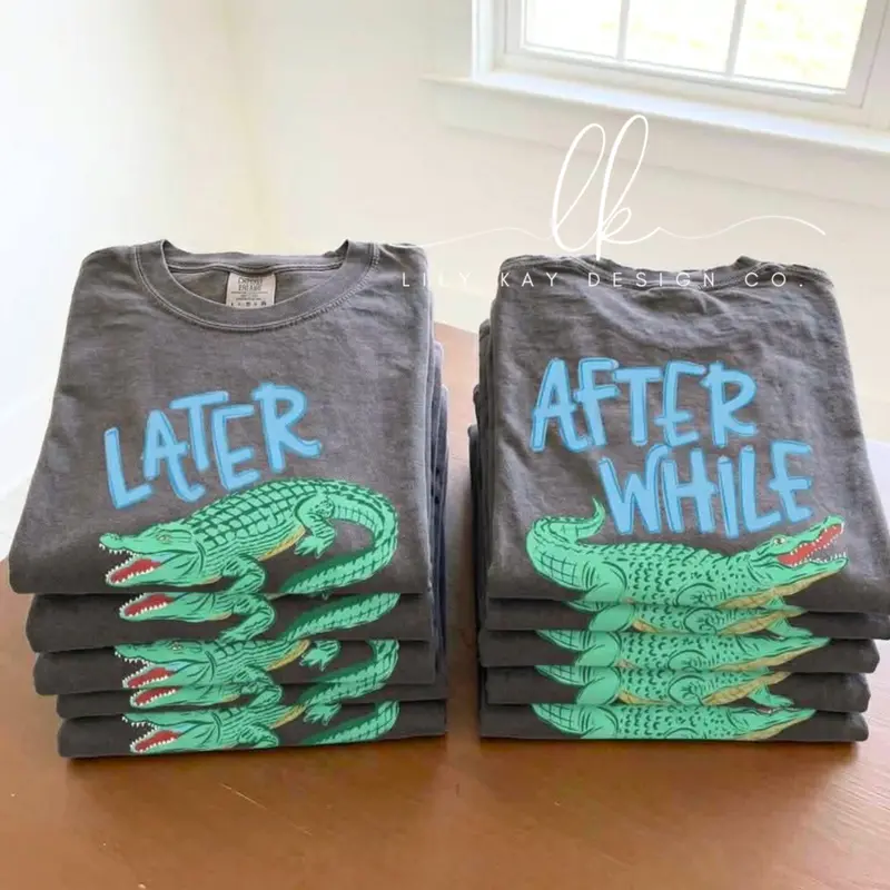 Later Gator – Boys’ Playful Animal Graphic Tee 1