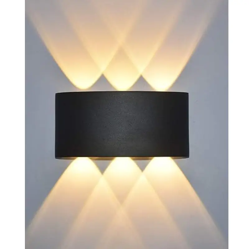 Led Dual-Direction Wall Light – Black Housing, 3000K Warm White (Drwl0013) 1