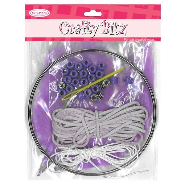 Lilac Dream Catcher Craft Kit By Crafty Bitz – Complete Diy Assembly Set 1