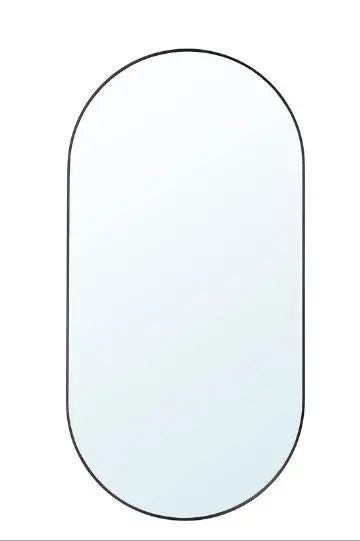 Lindbyn Full-Length Wall Mirror – Sleek Black Frame, 60X120 Cm 1