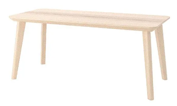 Lisabo Modern Coffee Table With Ash Veneer Top – 118X50 Cm 1