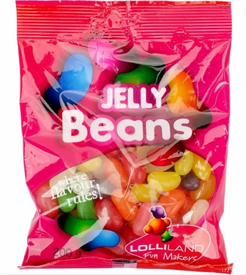 Lolliland Classic Jelly Beans – 200G Candy Jar 1
