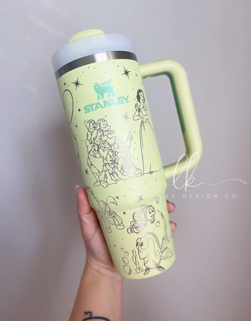 Magical Character Stanley Tumbler – Whimsical Engraved Style 1