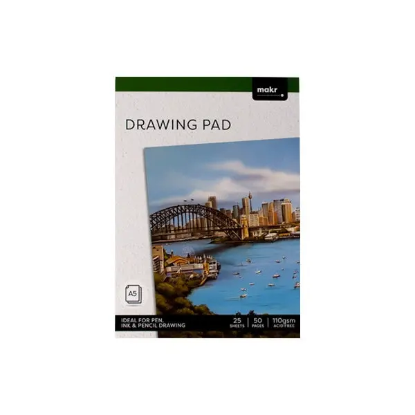 Makr Art Drawing Pad – Premium Sketch Paper Notebook 1