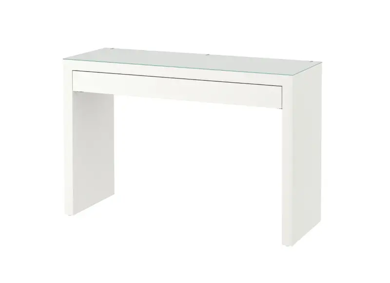 Malm White Dressing Table – 120 Cm Wide X 41 Cm Deep 1