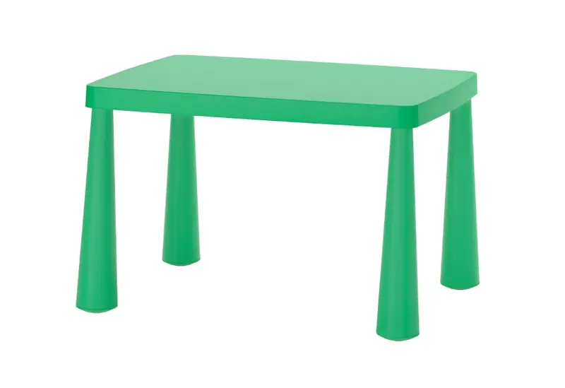 Mammut Kids’ High-Gloss Green Activity Table – 77X55 Cm Child-Sized Learning Surface 1