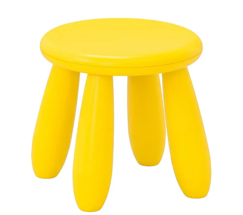 Mammut Yellow Kids Stool – Indoor/Outdoor Use 1