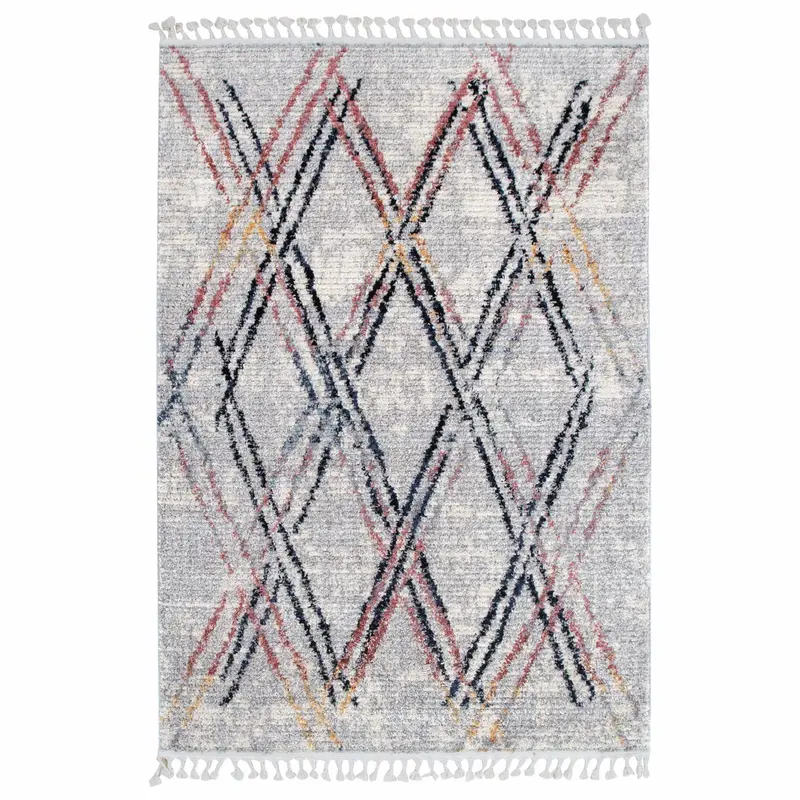 Mansour Argyle Multi-Colour Geometric Rug – Bold Checkerboard-Inspired Floor Covering 1