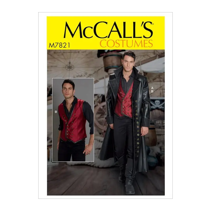 Mccall'S M7821 Men'S Themed Costume Pattern 1