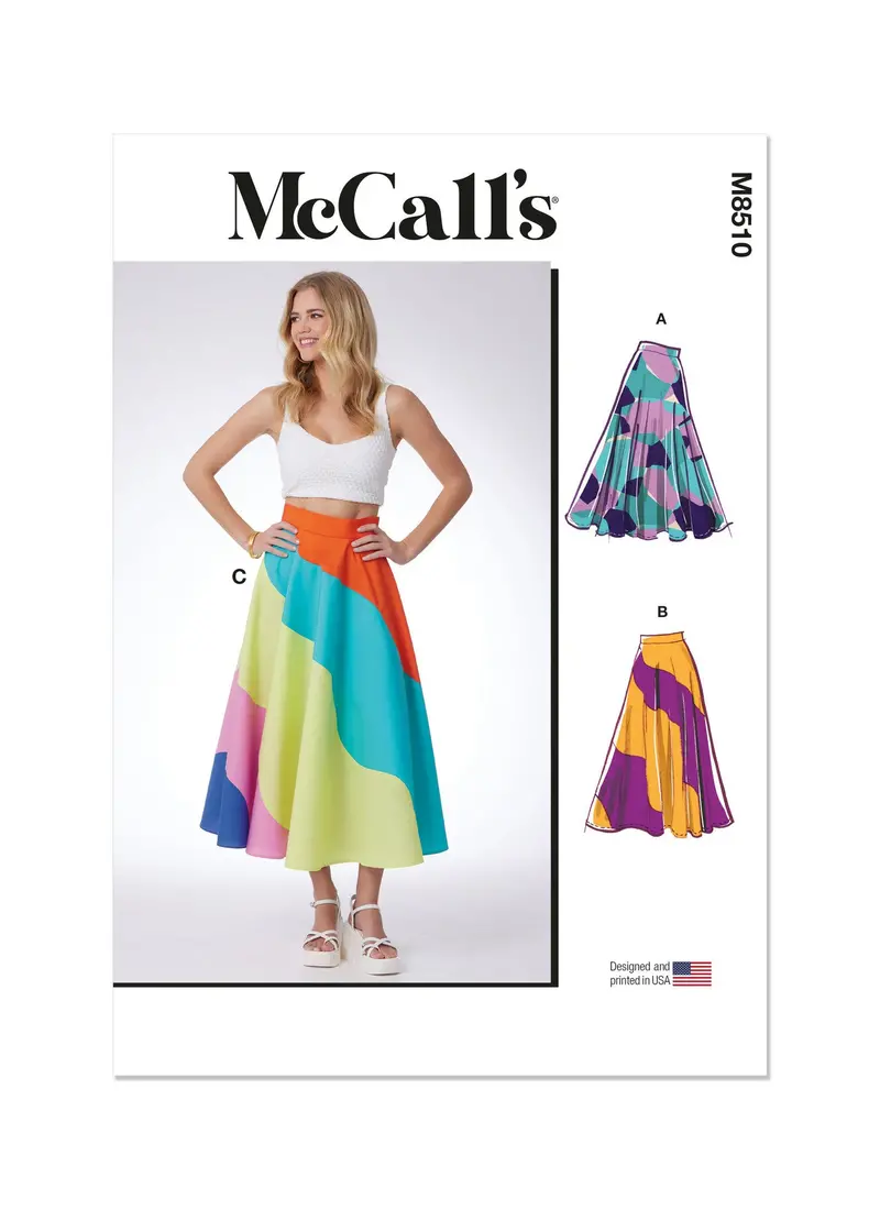 Mccall’S M8510 Sewing Pattern – Misses’ A-Line And Pencil Skirts 1