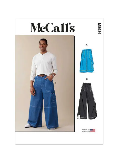 Mccall'S M8536: Casual Men'S Shorts And Pants Sewing Pattern 1