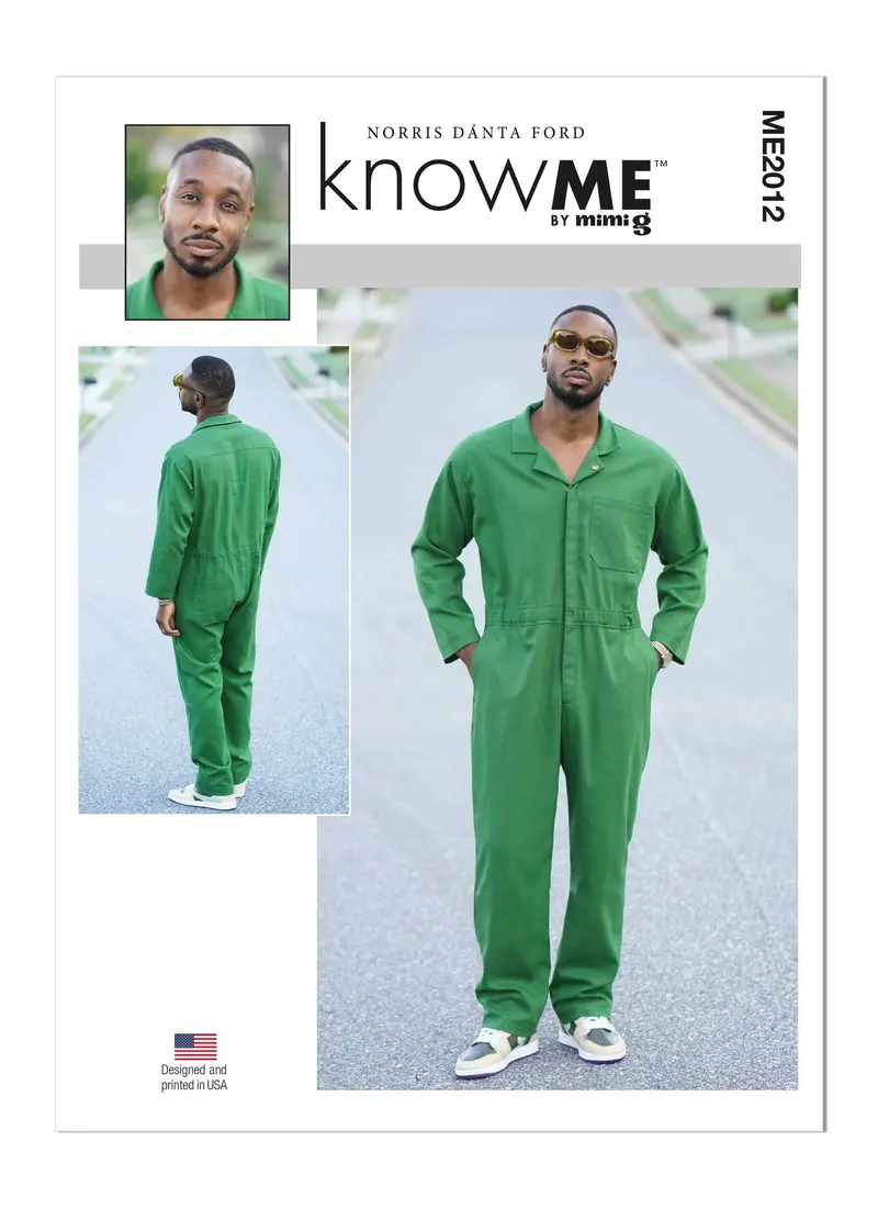 Mccall'S Me2012 Sewing Pattern For Men'S One-Piece Jumpsuit 1