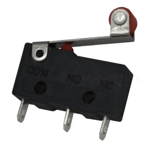 Miniature Micro Roller Switch – Precision Actuation For Panel Mounting 1