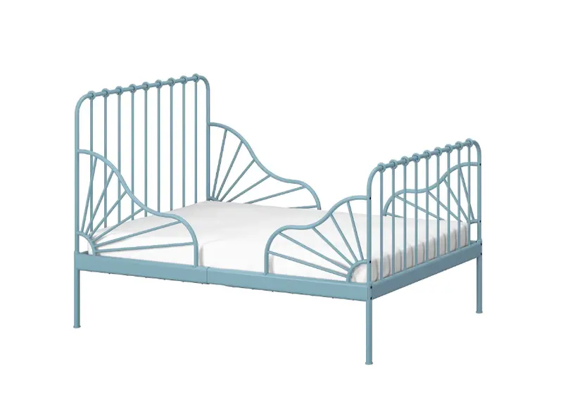 Minnen Expandable Single Bed – Grey And Navy Dual-Tone, 80X200 Cm Space-Saving Design 1