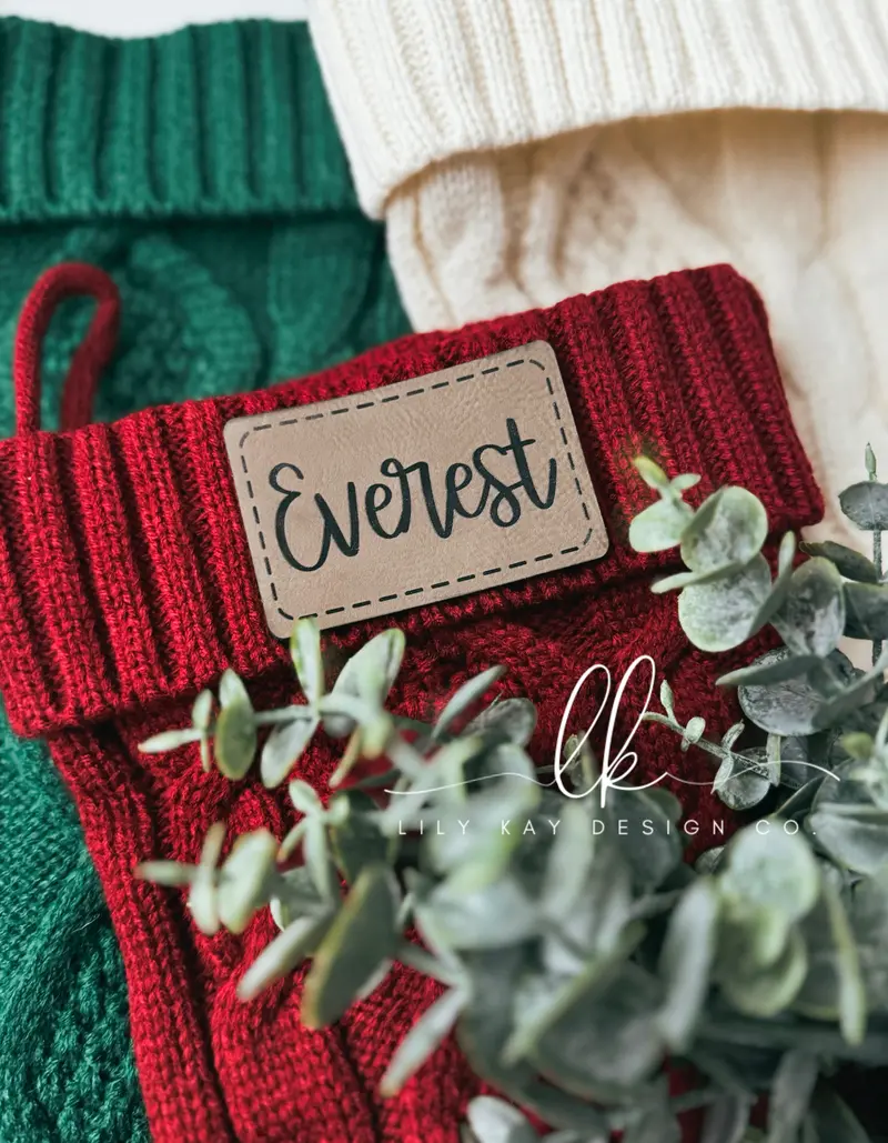 Monogrammed Holiday Stockings 1