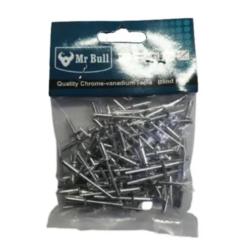 Mr. Bull Rivet Set – 4X15Mm Aluminum Blind Rivets, 50-Piece Pack 1