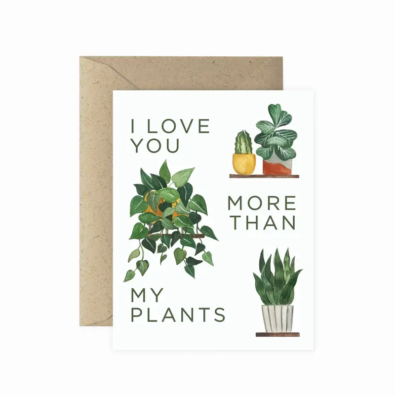 My Plants Valentine’S Card – Love & Friendship Theme 1