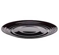 Nätbarb Ceramic Dinner Plate – Matte Black 24 Cm Round Dish 1
