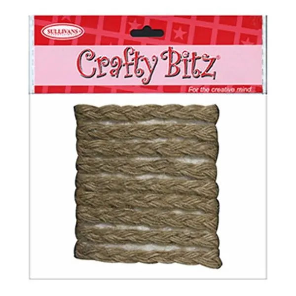 Natural Jute Trim – 1-Meter Length, 0.5Cm Width For Rustic Accents 1
