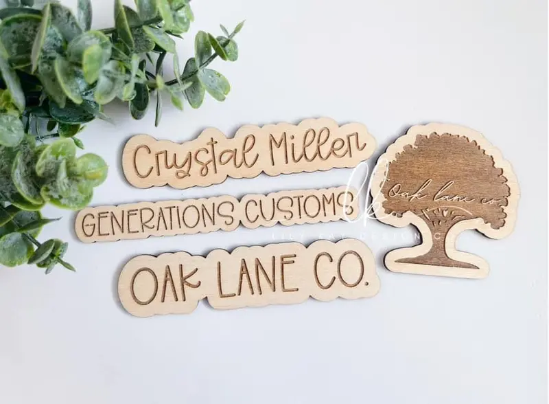 Natural Wood Watermark Accent Piece 1