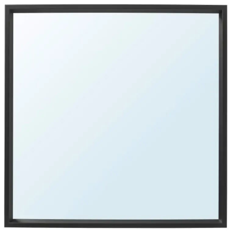 Nissedal Square Wall Mirror – Framed, 65×65 Cm 1