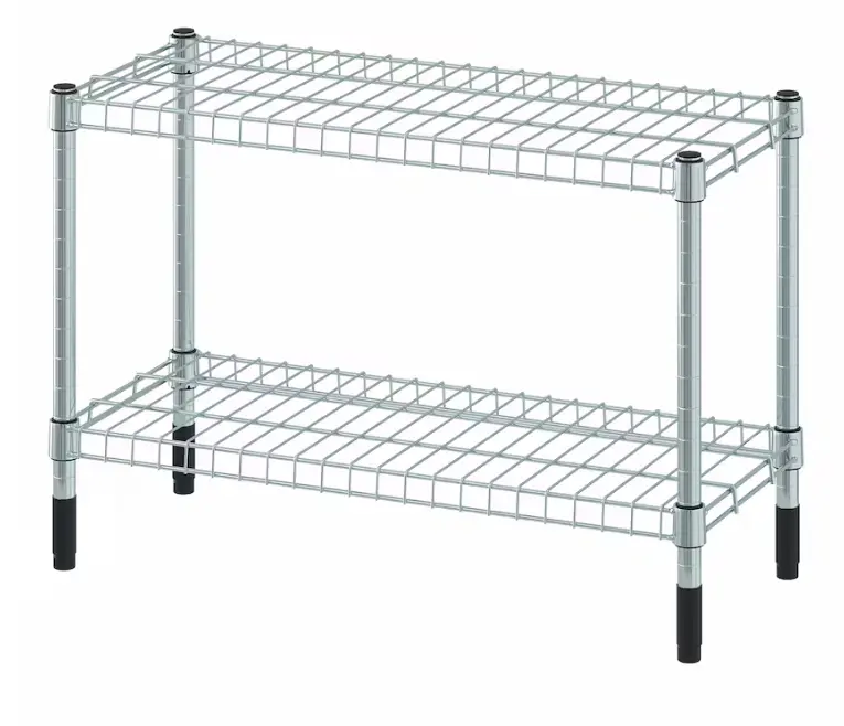 Omar Compact Galvanized Shelving Unit (60X25X40 Cm) 1