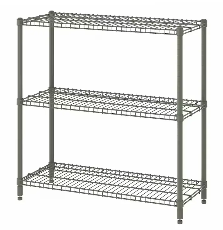 Omar Grey-Green Modular Shelving Unit – 92X36X94 Cm 1