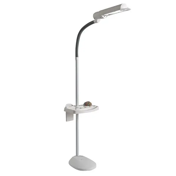 Ottlite Sewing Floor Lamp With Built-In Storage Tray – Adjustable Task Lighting 1