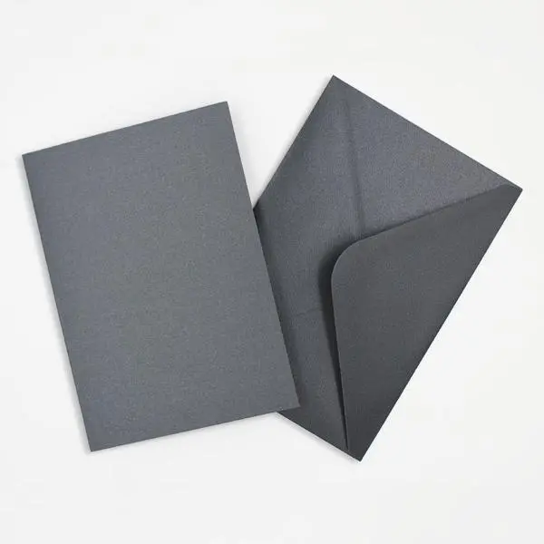 Paper Xtra Pearlized Charcoal Card Kit – 4 Sheets 1