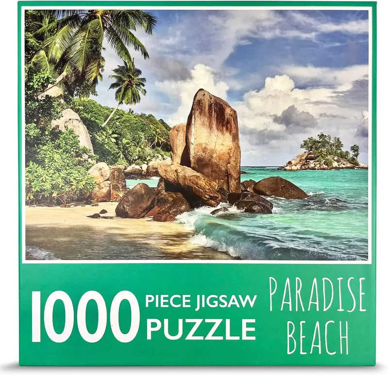 Paradise Beach: 1000-Piece Tropical Scenery Jigsaw 1