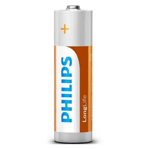 Philips Longlife Zinc Aa Batteries – 1.5V, Single Pack 1