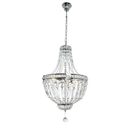 Polished Chrome Crystal Chandelier – E14 Base, 4-Light Design Ch343 1