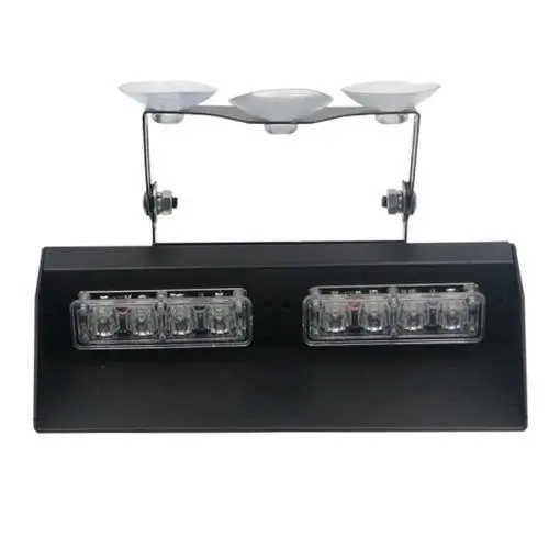 R1-019C 12–24V White Flashing Dash-Mount Led Warning Light 1