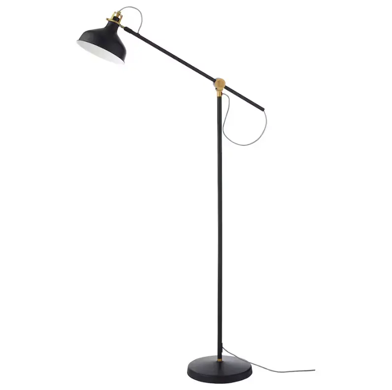 Ranarp Adjustable Black Floor Or Reading Lamp 1