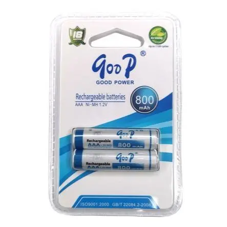 Rechargeable Aaa Nimh Batteries – 80Mah Twin Pack, Goop Brand 1