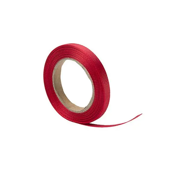 Red Grosgrain Ribbon – 6 Mm Width, 5 Metre Roll 1
