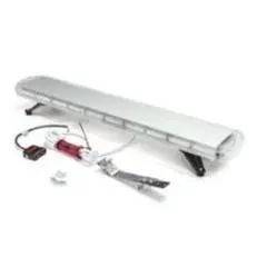 Red Roof-Mount Led Beacon Light – 12–24V Heavy-Duty Flashing Bar 1