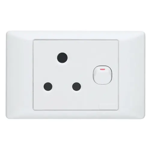 Redisson 4-Gang 2-Module Single-Wall Plug Socket – M-08 1