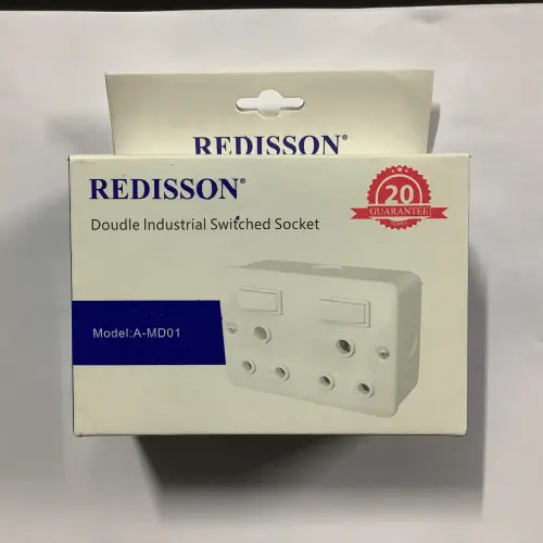 Redisson Surface-Mounted Double Industrial Switch & Socket 1