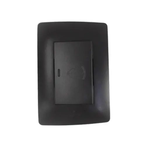 S2-199 Charcoal Doorbell Push Button – 4×2 Surface-Mount Design 1