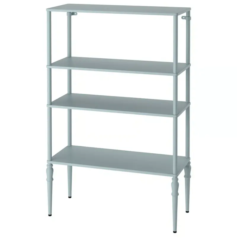 Sågmästare Modular Shelving Unit – Light Grey-Blue Finish, 83X36X128 Cm 1